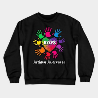 Asthma Allergy Awareness Month Crewneck Sweatshirt